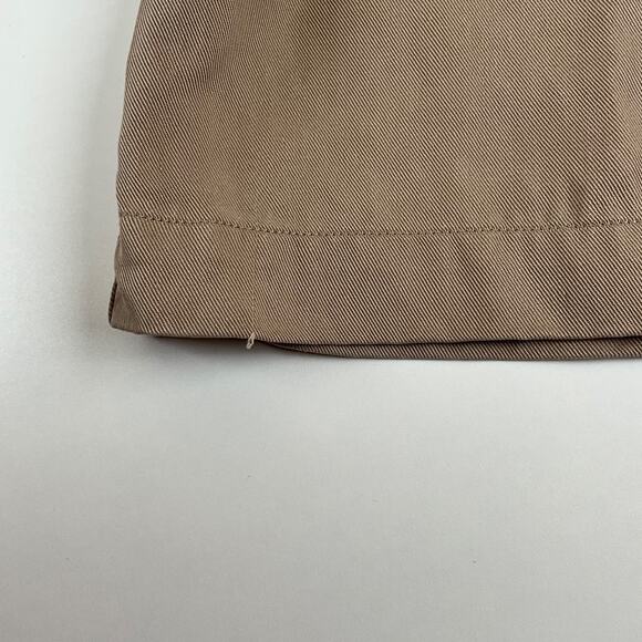 Reformation Tencel Mason Wide Leg Pleated Tan Camel Pants Womens Sz 8 - Picture 12 of 12